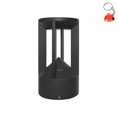 Lampa zewnętrzna słupek ogrodowy LED 10W Nomad OFL-52052-S-BK Italux