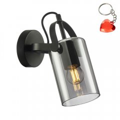 Lampa reflektor spot NANESMA WL-32453-1 BK + SG Italux