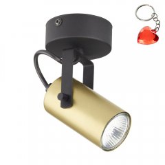 Lampa reflektor spot REDO BLACK / GOLD 2793 TK Lighting