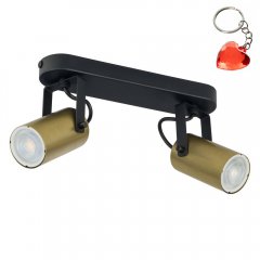 Lampa reflektor spot REDO BLACK / GOLD 2798 TK Lighting