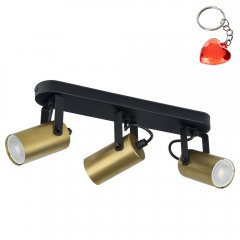 Lampa reflektor spot REDO BLACK / GOLD 2799 TK Lighting