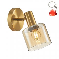 Lampa reflektor spot SANTIA WL-65342-1 BRO + AMBER Italux