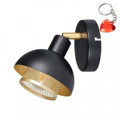 Lampa reflektor spot SAVIO SPL-27357-1-BK-GD Italux