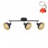 Lampa reflektor spot SAVIO SPL-27357-3-BK-GD Italux