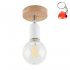 Lampa reflektor spot SIMPLY WOOD WHITE 4745 TK Lighting