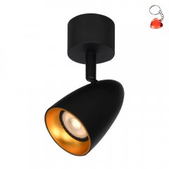 Lampa reflektor spot TINO SPL-36748-1R-BK-GD Italux