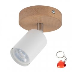 Lampa reflektor spot TOP WOOD BIAŁA / SOSNA 3294 TK Lighting