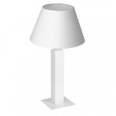 Biała lampa stołowa nocna TABLE LAMPS 3609 Luminex