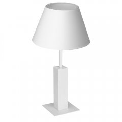 Biała lampa stołowa nocna TABLE LAMPS 3640 Luminex