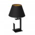 Czarna lampa stołowa nocna TABLE LAMPS 3396 Luminex