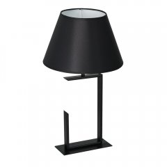 Czarna lampa stołowa nocna TABLE LAMPS 3409 Luminex