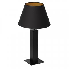 Czarna lampa stołowa nocna TABLE LAMPS 3612 Luminex