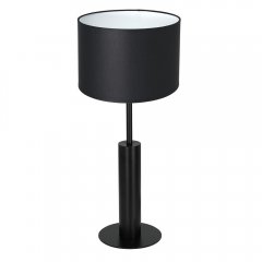 Czarna lampa stołowa nocna TABLE LAMPS 3677 Luminex