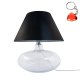 Lampa stołowa ADANA TRANSPARENT 5519BK Zuma Line