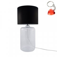 Lampa stołowa AMARSA TRANSPARENT 5507BK Zuma Line