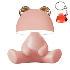 Lampa stołowa dziecięca LED 3W MIŚ KDR-6303-PK Zuma Line