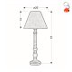 Lampa stołowa FOLCLORE 6 41-80755 Candellux