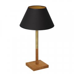 Lampa stołowa nocna z czarnym abażurem TABLE LAMPS 3808 Luminex