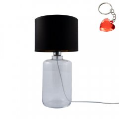 Lampa stołowa SAMASUN TRANSPARENT 5502BKGO Zuma Line