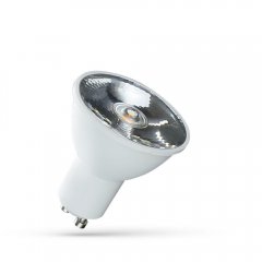 Żarówka LED GU10 6W z soczewką CW WOJ + 14105 Spectrum