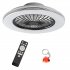 Lampa sufitowa z wentylatorem - Lampowentylator LED 48W z pilotem DALFON2 71330 Rabalux