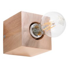 Lampa ścienna ABEL naturalne drewno SL.0676 Sollux