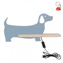 Lampa ścienna LED 5W dziecięca z półką i przewodem DOG 21-02983 Candellux