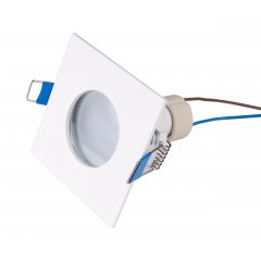 Oprawa wpuszczana oczko biała IP44 SQUARE H0092 MaxLight