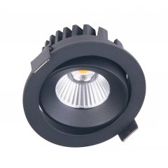 Oprawa wpuszczana oczko LED czarna IP65 CYKLOP H0095 MaxLight