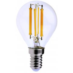 Żarówka kulka LED E14 G45 6W NW FILAMENT 1400 Rabalux