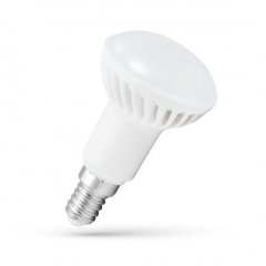 Żarówka LED E14 R-50 6W CW WOJ + 13989 Spectrum