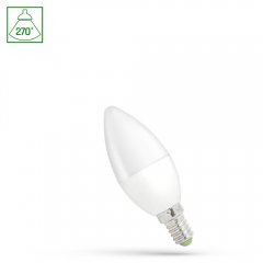 Żarówka LED Świecowa 1W E14 WW WOJ + 14451_1W Spectrum