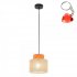 Lampa wisząca DUO JUTA ORANGE 3255 TK Lighting