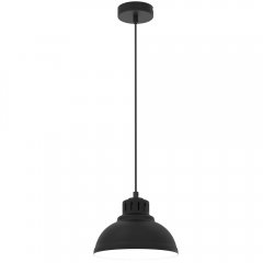 Czarna lampa wisząca SVEN 9081 Luminex