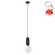 Lampa wisząca ALDEVA PND-02340-1S-BK Italux