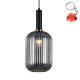 Lampa wisząca Antiola PND-5588-1L-BK+SG Italux