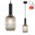 Lampa wisząca Antiola PND-5588-1M-BK+AMB Italux