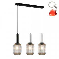 Lampa wisząca Antiola PND-5588-3M-SC + AMB Italux