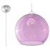 Lampa wisząca BALL fiolet SL.0255 Sollux