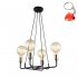 Lampa wisząca Betty MDM-3901/4 BK+BRO Italux