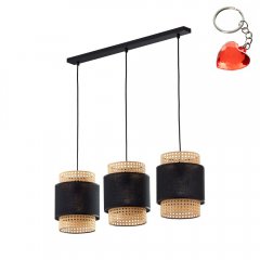 Lampa wisząca BOHO BLACK 6541 TK Lighting