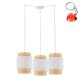 Lampa wisząca BOHO WHITE 6537 TK Lighting