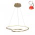 Lampa wisząca Capita MD17011011-1A GOLD Italux