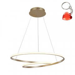 Lampa wisząca Capita MD17011011-2A GOLD Italux