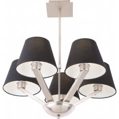 Lampa wisząca Czarna ORLANDO 5103 / 5A BK / NM MaxLight