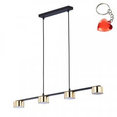 Lampa wisząca DALLAS GOLD / BLACK 6094 TK Lighting