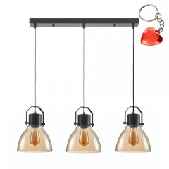 Lampa wisząca DARLENDA PND-22371-3-BK + AMB Italux