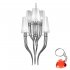 Lampa wisząca Diablo 3+3 AZ0173 Azzardo