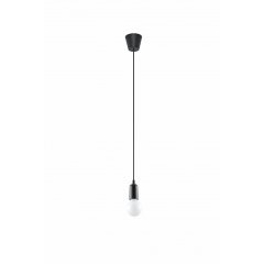 Lampa wisząca DIEGO 1 czarna SL.0572 Sollux