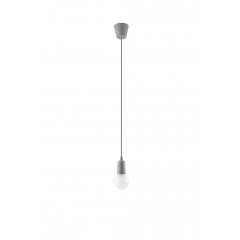 Lampa wisząca DIEGO 1 szara SL.0575 Sollux